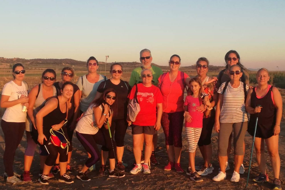 club de senderismo atletismo en cebolla