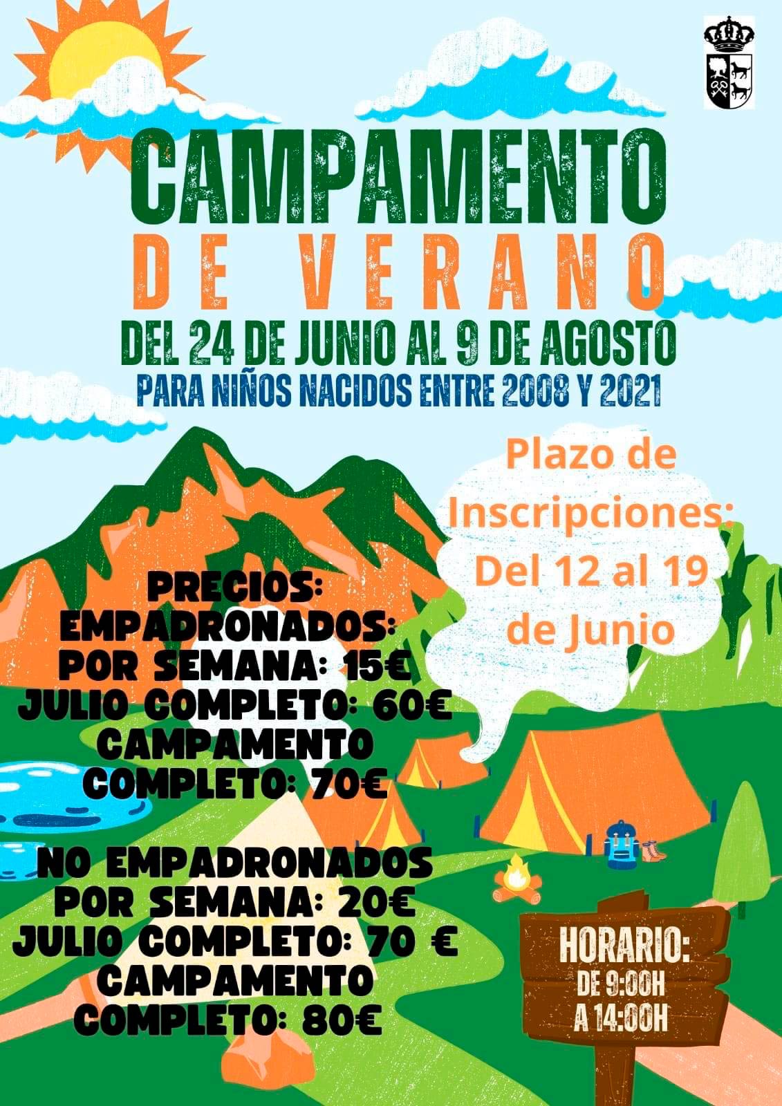 campamento verano ayuntamiento cebolla