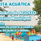 fiesta acuatica piscina municipal cebolla agosto