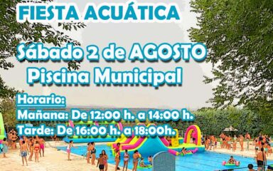 fiesta acuatica piscina municipal cebolla agosto