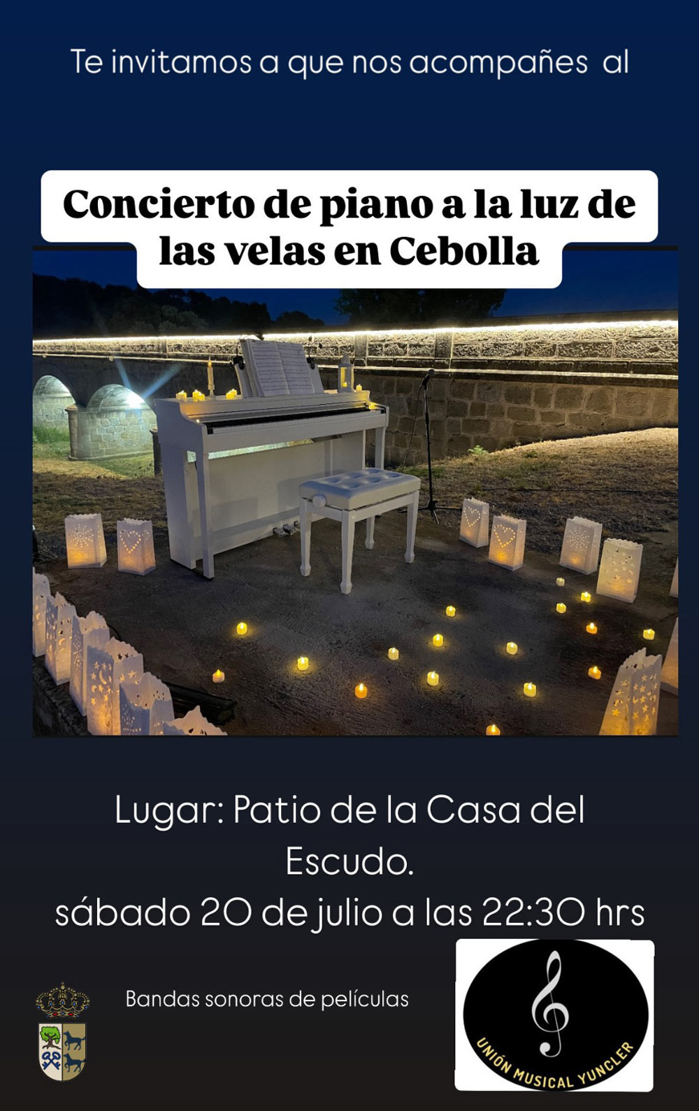 piano a la luz de las velas cebolla programa de verano