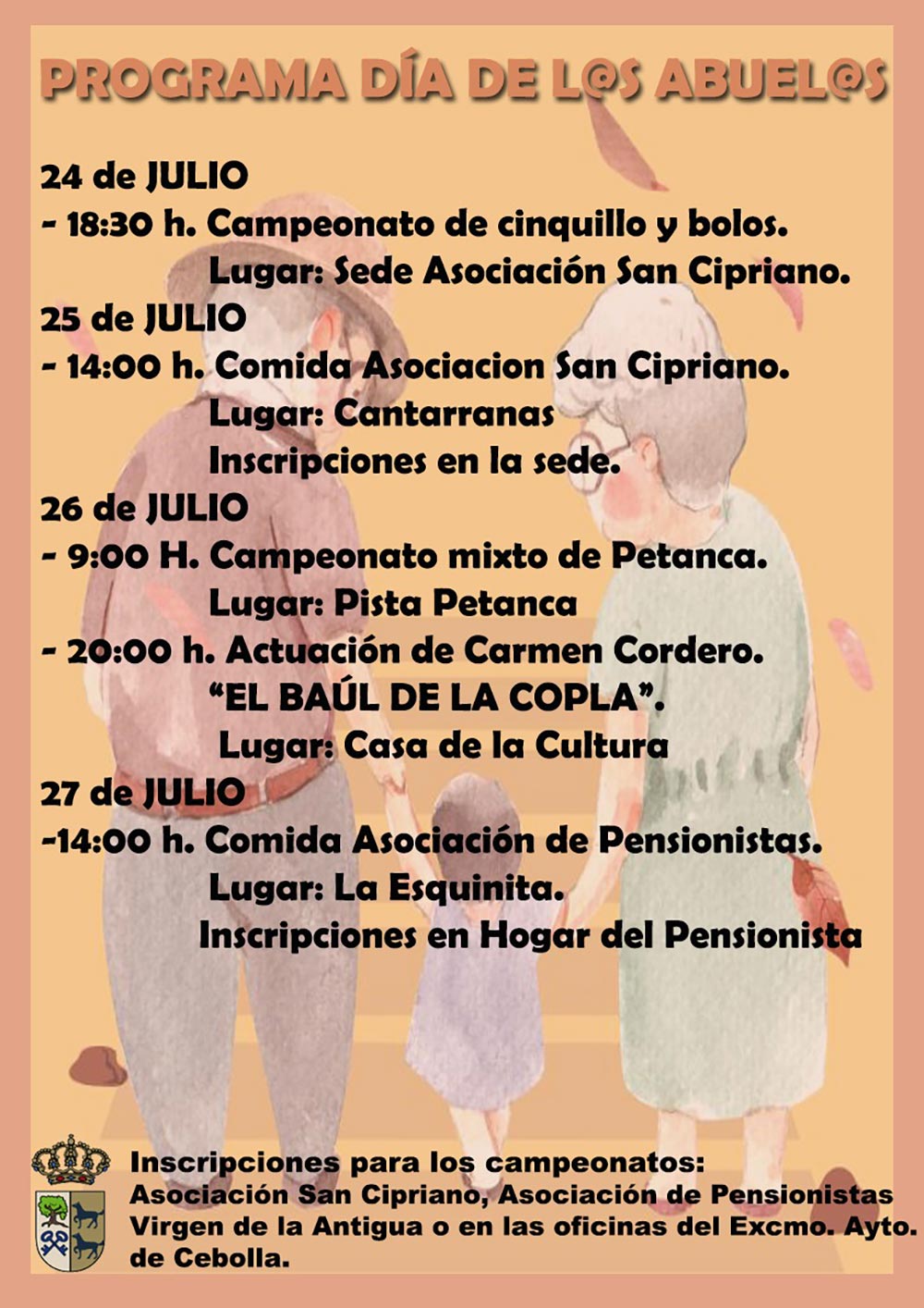 programa dia de los abuelos julio actividades