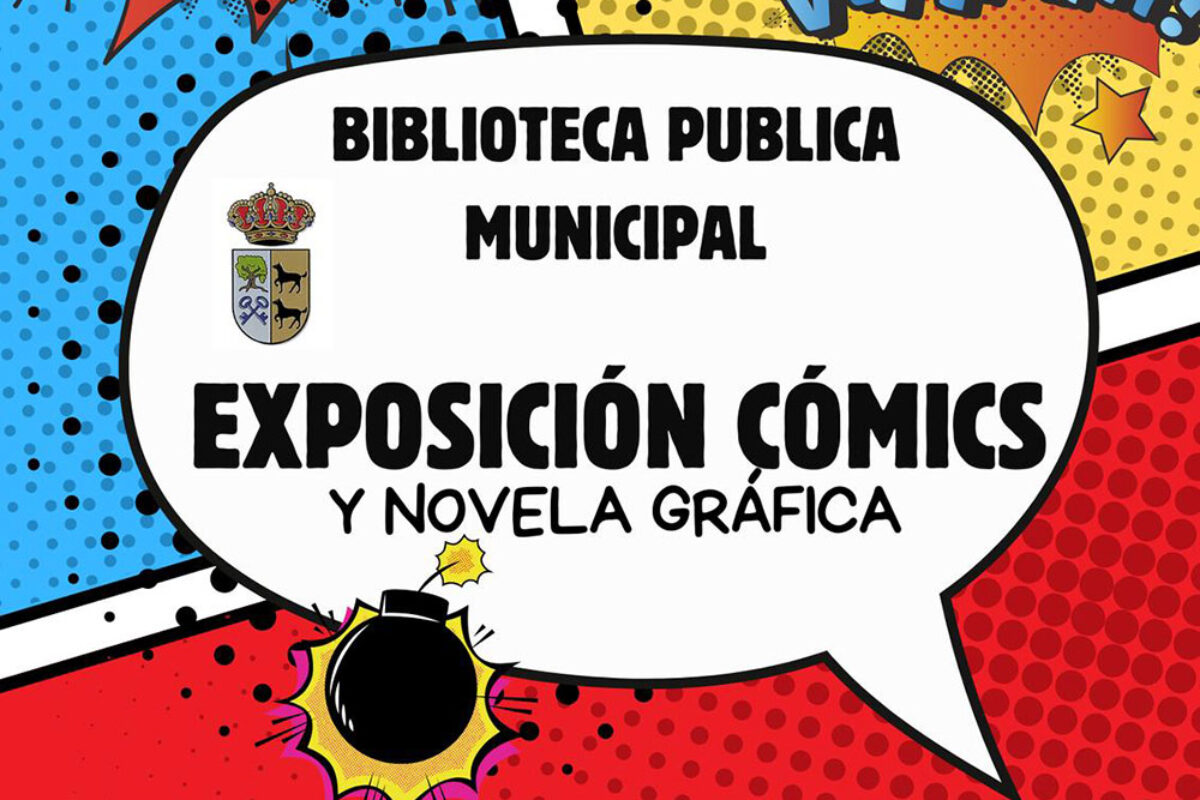exposicion comics en la biblioteca municipal de cebolla