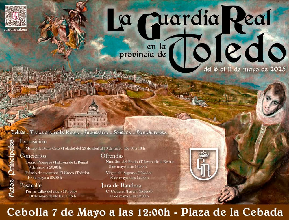 desfile de la guardia real en cebolla mayo