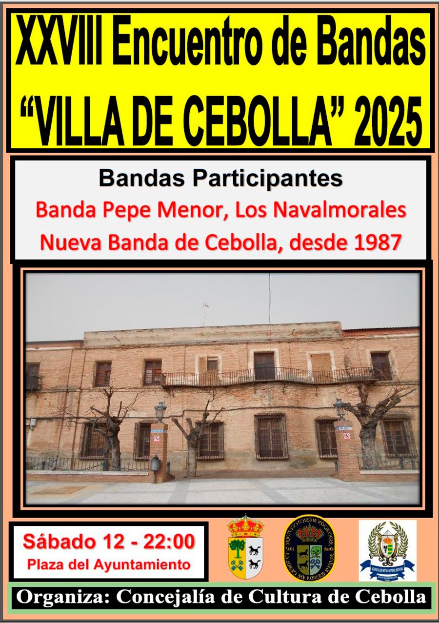 encuentro de bandas musicales en cebolla julio