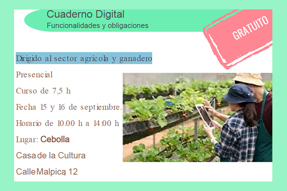 Curso de Formación Digital para el Sector Agrario