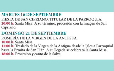 romeria virgen de la antigua en cebolla