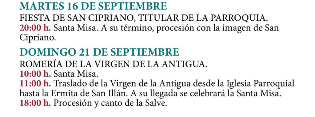 romeria virgen de la antigua en cebolla