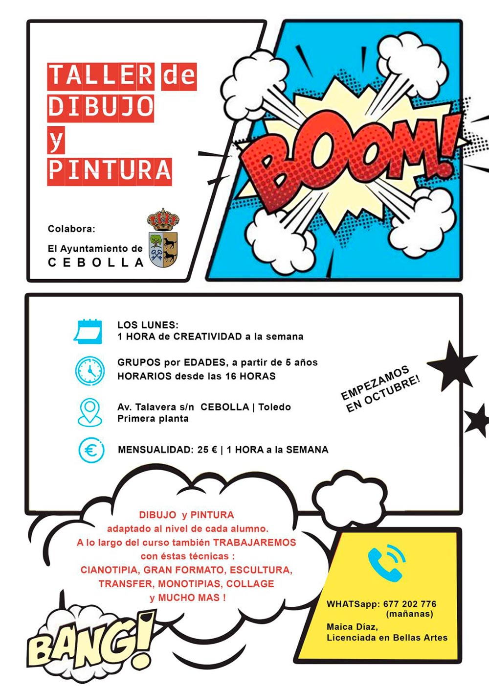 taller dibujo y pintura en cebolla