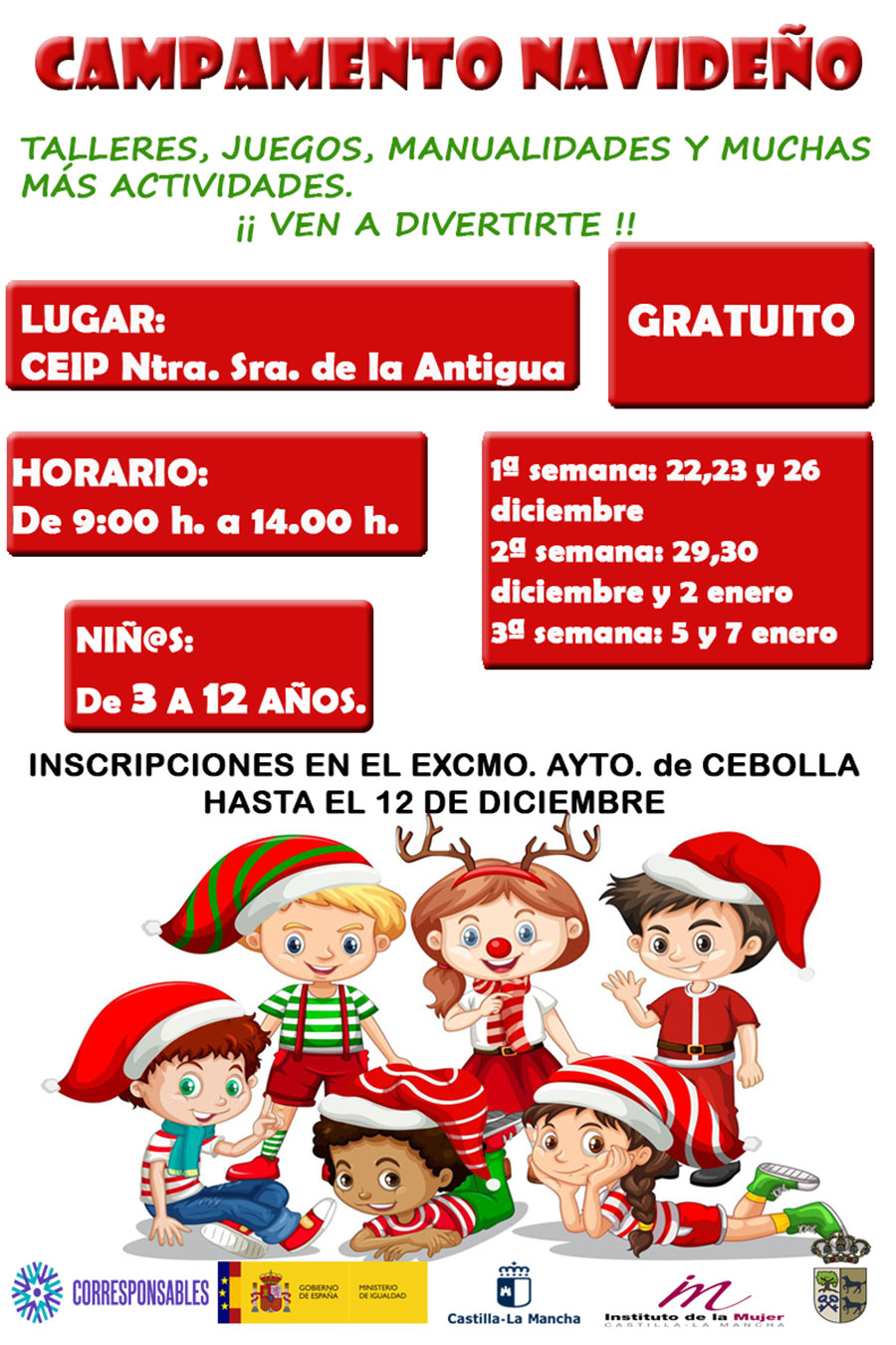 campamento navidad en cebolla