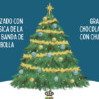 encendido de luces de navidad en cebolla d