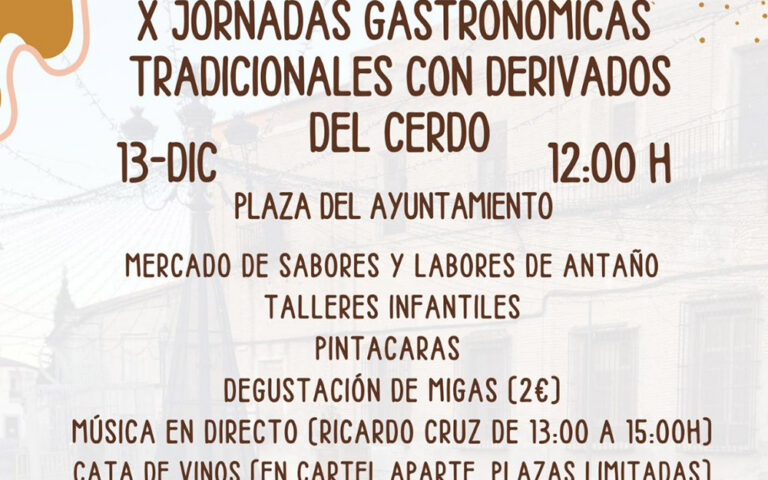 jornadas gastronomicas derivadas del cerdo dic