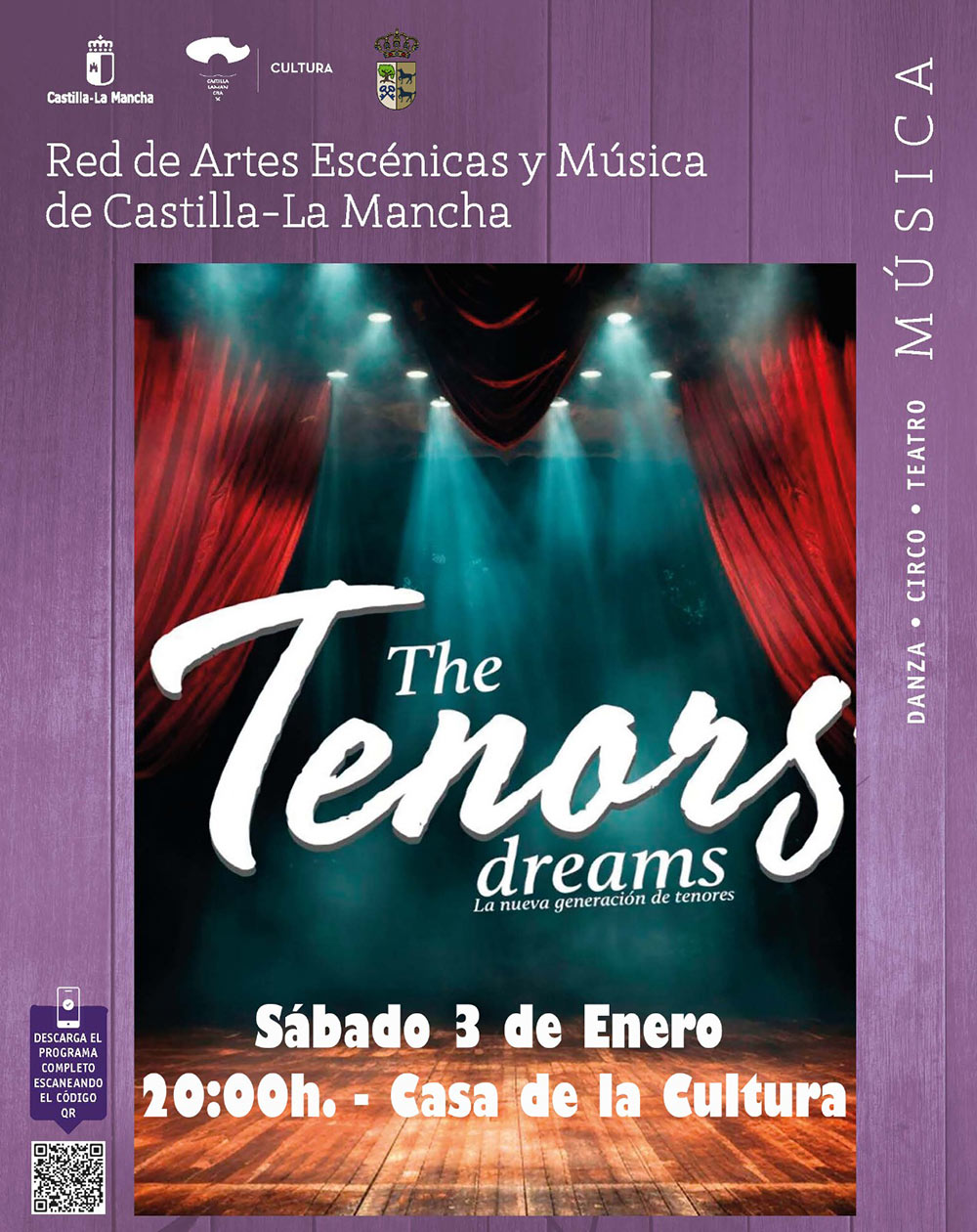 the tenors actuacion en cebolla enero