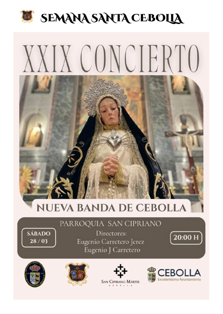 semana santa cebolla concierto