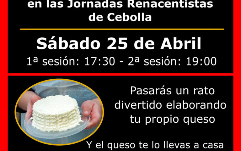 taller de quesos en cebolla