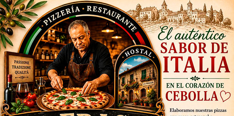 restaurante pizzeria la fragua donde comer en cebolla